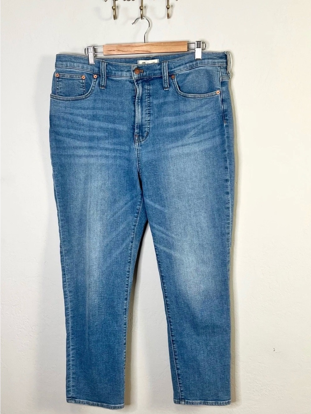 Madewell The Perfect Vintage Jean in Finney Blue High-Rise Size 31 (ND502)